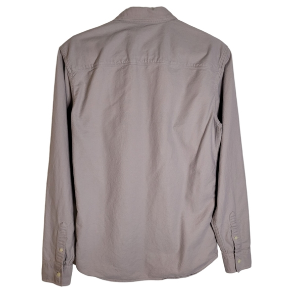 AllSaints Mauve Huntingdon Long Sleeve Button Down Dress Shirt Size XS - Picture 2 of 5